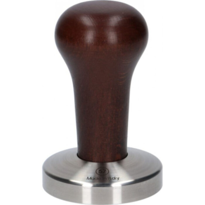 Calcador Café Base Inox Punho Madeira Ø 57Mm
