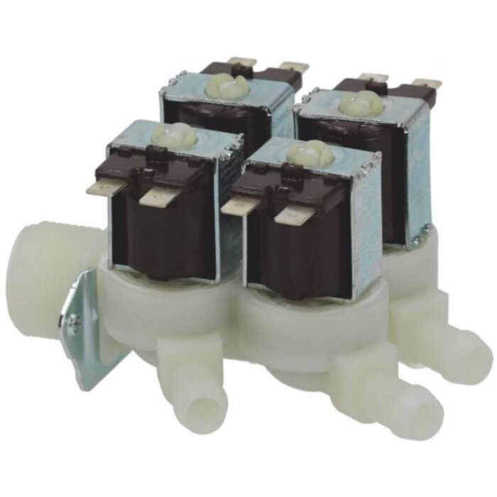 Electroválvula Entrada Água "Robertshaw" de 4 Vias 180° para Forno Conveção