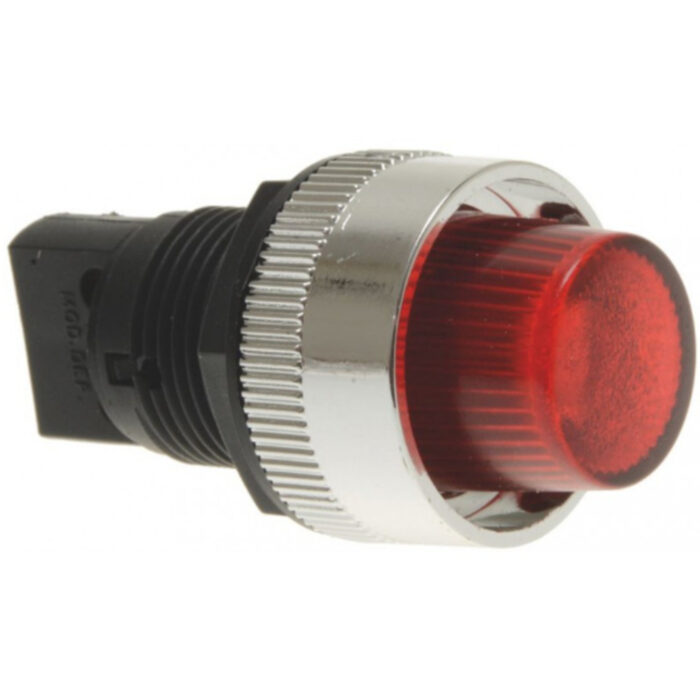 Sinalizador Vermelho 380V Furo de Ø18 mm