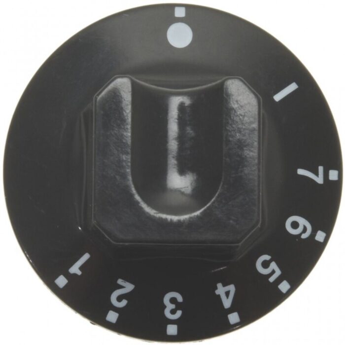 Manípulo Preto Ø 55 mm 1-2-3-4-5-6-7 Grelhador ZANUSSI