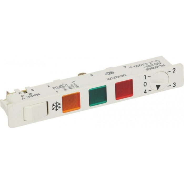 Botoneira para Congelador 3 Sinalizadores "Candy + Metalflex"